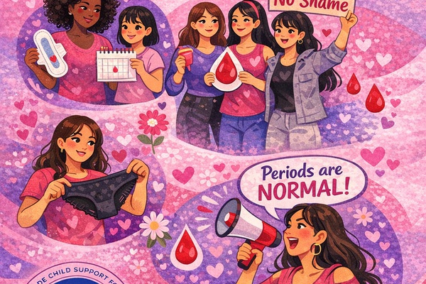 "Break the Silence" Break the Taboo" for a #PeriodFreiendlyWorld.