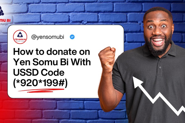 How to donate on Yen Somu Bi USSD Code (*920*199#