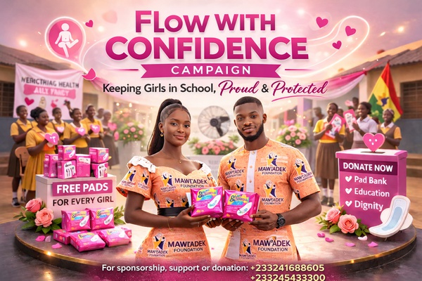 Flow With Confidence Campaign: Keep 2,000 Girls in School